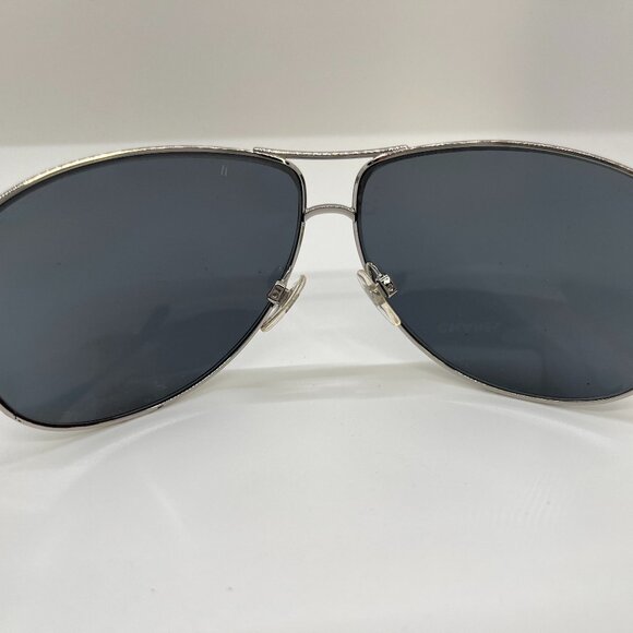 Chanel Aviator Sunglasses silver with grey lenses and serial number - Picture 6 of 8